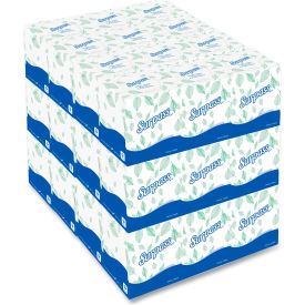 Facial Tissue, 2-Ply, Pop-Up Box, White, 90 Sheets/Box, 36 Boxes/Case view 2