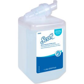 United Stationers Supply KCC 35362CT Scott® Control Moisturizing Hand and Body Lotion, Fresh Scent, 1 L Bottle, 6/Case image.