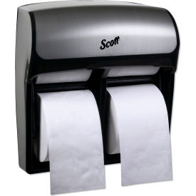 United Stationers Supply 44519 Scott® Pro High Capacity Coreless SRB Tissue Dispenser - Faux Stainless Steel image.