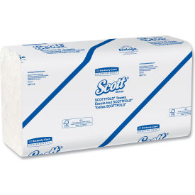 United Stationers Supply KCC45957 Scott® Essential Low Wet Strength Multi-Fold Towels, 9-3/8 x 12-3/8, White, 175/Pk, 25 Pks/Ctn image.