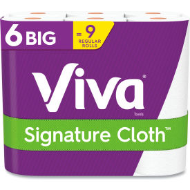 United Stationers Supply KCC54869 Viva® Signature Cloth Choose-A-Sheet Roll Paper Towels, Wht, 70 Sheet/Roll, 6 Roll/PK, 4 PK/CTN image.