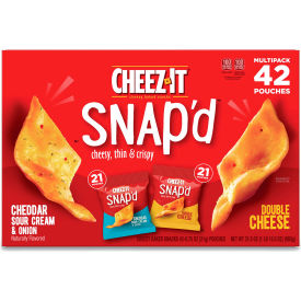 United Stationers Supply 2410011500 Cheez-It® Snapd Crackers, Variety Pack, 0.75 oz, Pack of 42 image.
