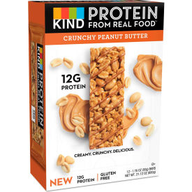 KIND LLC 26026 KIND® Protein Bars, Crunchy Peanut Butter, 1.76 oz., 12/Box image.