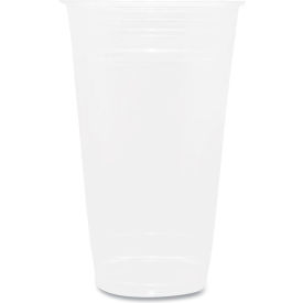 PET Plastic Cups, 24 oz. Capacity, Clear, 600/Carton view 2