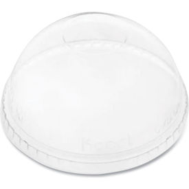 Cold Cup Dome Lids, No Hole, Fits 12 - 24 oz. Cups, Clear, 1000/Carton view 2