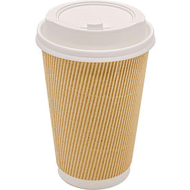 16 oz. Capacity, Kraft/White, 500/Carton view 2