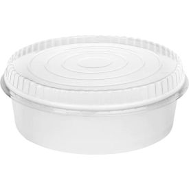 Plastic Lids, Fits 32, 48 oz. Paper Buckets, Clear, Plastic, 270/Carton view 2