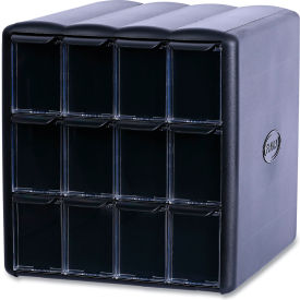 FLAVIA® Four Column Merchandiser 12 Compartments Black