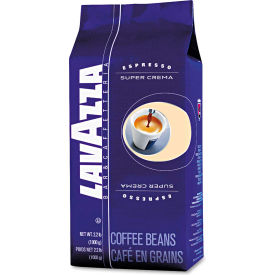 Lavazza Super Crema Espresso Coffee Regular 35.2 oz. Bag Vacuum Packed With One Way Valve