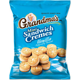 Frito-Lay North America, Inc 28400450959 Grandmas® Mini Vanilla Creme Sandwich Cookies, 3.71 oz., 24/Carton image.