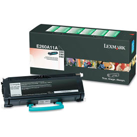 Lexmark International E260A11A Lexmark™ E260A11A Toner, 3500 Page-Yield, Black image.