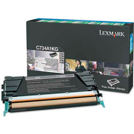 Lexmark X746H1KG High-Yield Toner, 12000 Page-Yield, Black