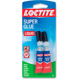 LOCTITE 1363131 Loctite® All-Purpose Super Glue, 2 gram Tube, 2/Pack image.