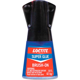 Loctite Super Glue Brush On, 0.17 oz, Clear