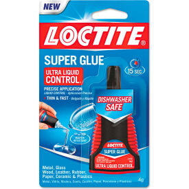 Loctite Liquid Super Glue, Clear, 0.14oz, 1/ea