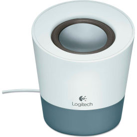 Logitech 980-000797 Z50 Portable Home Mini Speaker, White/Gray