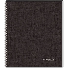 Mead Cambridge Limited Business Notebook, Ruled, Letter, White, 80 Sheets/Pad
