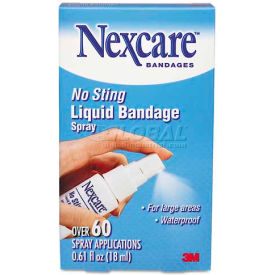 3M 11803 3M Nexcare 11803 No-Sting Liquid Bandage Spray, .61 oz. image.