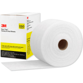 3M 55654W Easy Trap Duster, 8" X 125 Ft, White, 1 - 250 Sheet Roll/Carton image.