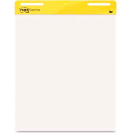 3m MMM559 Post-it® Self-Stick Plain White Easel Pads, 30 25x30 Sheets/Pad, 2 Pads/Carton image.