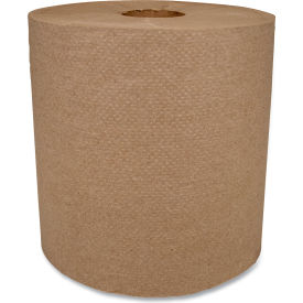 United Stationers Supply MOR6700R Morcon Tissue Morsoft Universal Roll Towels, 1-Ply, 8" x 700 ft, Kraft, 6 Rolls/Carton image.