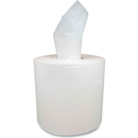 Morsoft Center-Pull Roll Towels, 7.5" Diameter, White, 600 Towels/Roll, 6 Rolls/Case view 2