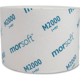 Small Core Bath Tissue, Septic Safe, 1-Ply, White, 3.9" x 4", 24 Rolls/Case view 2