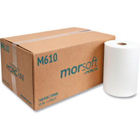 Morcon Tissue 10 Inch TAD Roll Towels, 1-Ply, 10
