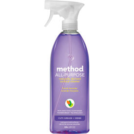 United Stationers Supply 00005CT Method® All Surface Cleaner, French Lavender, 28 oz. Bottle, 8/Case image.