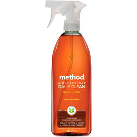 United Stationers Supply MTH01182 Method Daily Wood Cleaner, Almond, 28 oz. Trigger Spray Bottle - 01182 image.