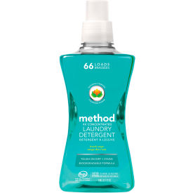 United Stationers Supply 1489 Method® 4X Concentrated Laundry Detergent, Beach Sage, 53.5 oz Bottle, 4 Bottles/Case - 01489 image.