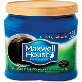Kraft Foods, Inc MWH04658 Maxwell House® Original Roast Coffee, Decaffeinated, 29.3 oz. Can image.