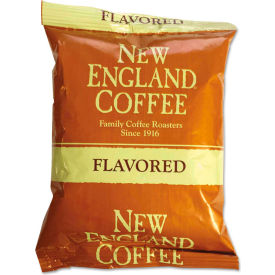 New England Coffee 26530 New England® Coffee Coffee Portion Packs, Hazelnut Creme, 2.5 oz Pack, 24/Box image.