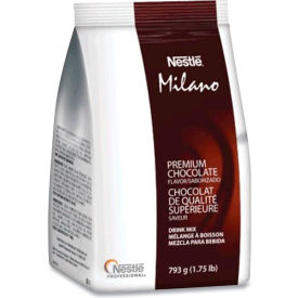United Stationers Supply 12234626 NescafE® Premium Hot Chocolate Mix, Rich Chocolate, 1.75 lb Bag, Pack of 4 image.