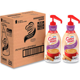 Coffee mate® Liquid Coffee Creamer Sweetened Original 1.5 Liter Pump Bottle 2/Carton