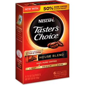 Newstripe, Inc. 32486 Nescafé® Tasters Choice House Blend Instant Coffee, 0.1oz Stick, 6/Box, 12Box/Carton image.