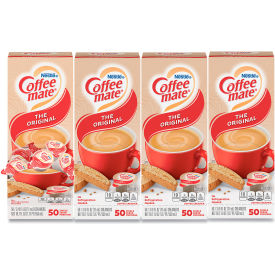 United Stationers Supply 11001124 Coffee mate® Liquid Coffee Creamer, Original, 0.38 oz Mini Cups, Pack of 200 image.