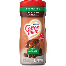 United Stationers Supply 12175855 Coffee mate® Powdered Creamer, Sugar Free Chocolate Creme, 10.2 oz Canister, Pack of 6 image.