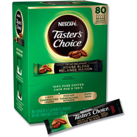 Newstripe, Inc. 66488CT Nescafé® Tasters Choice Stick Pack, Decaf, 0.06oz, 80/Box, 6 Boxes/Carton image.
