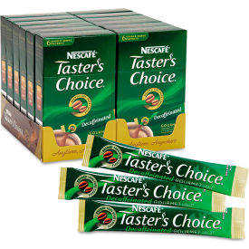 Nestle NES86073 Nescafe®  Tasters Choice Coffee Stick Pack, Decaffeinated, 0.1 oz., 60/Carton image.