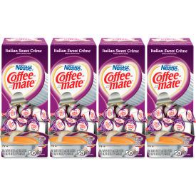 Coffee mate® Liquid Coffee Creamer Italian Sweet Creme 0.38 oz Mini Cups 200/Carton