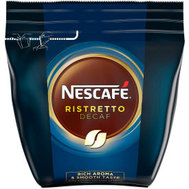 United Stationers Supply 12333388 Nescafe® Ristretto Decaffeinated Coffee, Decaf Arabica & Robusta Blend, 8.8 oz, Pack of 4 image.