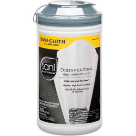 United Stationers Supply NICP22884EA Nice Pak® Disinfecting Surface Wipes, 200 Wipes/Can, Single Can - NICP22884EA image.