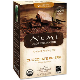 Numi Organic Tea 10360 Numi® Organic Tea, Chocolate Puerh, 16/Box image.