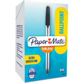 Paper Mate 2013311 Paper Mate® InkJoy 50ST Ballpoint Pens, 1 mm, Black Ink, 60/Pack image.