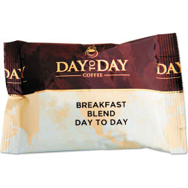 D2D Coffee 23003 Day to Day Coffee® 100 Pure Coffee, Breakfast Blend, 1.5 oz Pack, 42 Packs/Carton image.