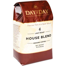 D2D Coffee PCO33700 Day to Day Coffee® 100 Pure Coffee, House Blend, Ground, 28 oz Bag image.