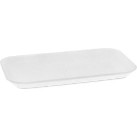 United Stationers Supply 0TF117S00000 Pactiv Evergreen™ Supermarket Tray, White, Pack of 1000 image.
