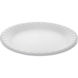United Stationers Supply 0TH100090000 Pactiv Evergreen™ Placesetter Satin Non Laminated Dinnerware Plate, 9" Dia., White, 500/Carton image.