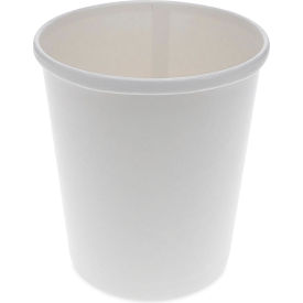 Food Container & Lid Combo, 32 oz. Capacity, 5-1/8" Diameter x 4-1/2" Height, White, 500 per Carton view 2